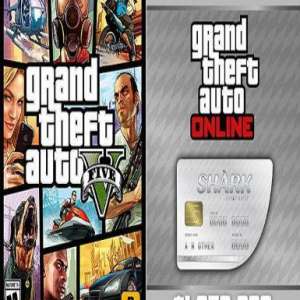 Grand Theft Auto V GTA V & Great White Shark Cash Card, Multilanguage, Rockstar Social Club