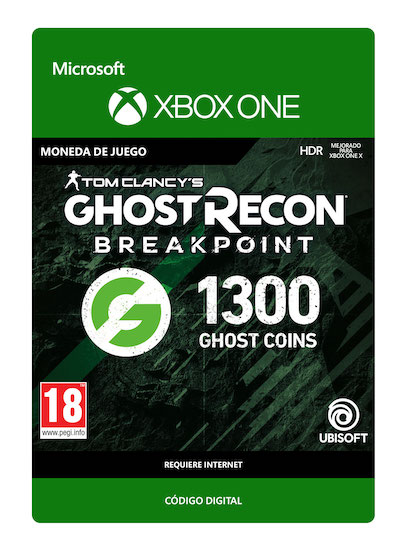 Ghost Recon Breakpoint: 1200 (+100 bonus) Ghost Coins - Xbox