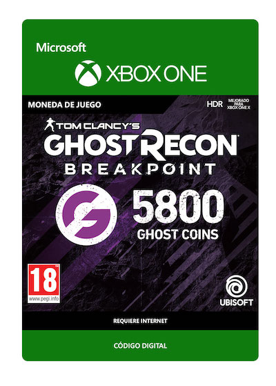 Ghost Recon Breakpoint: 4800 (+1000 bonus) Ghost Coins - Xbox