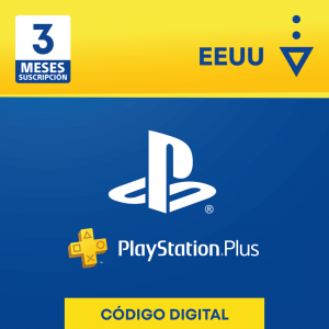 Playstation Plus 3 Meses EEUU - Solo para Miembros