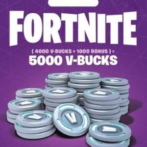 Fortnite 5000 V-Bucks Gift Card - 5000 Pavos - Solo para Miembros