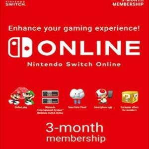 Nintendo Online 3 Month (Gift Card) (EU)